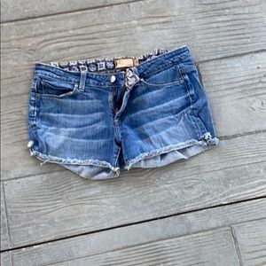 Paige Jean shorts soft denim